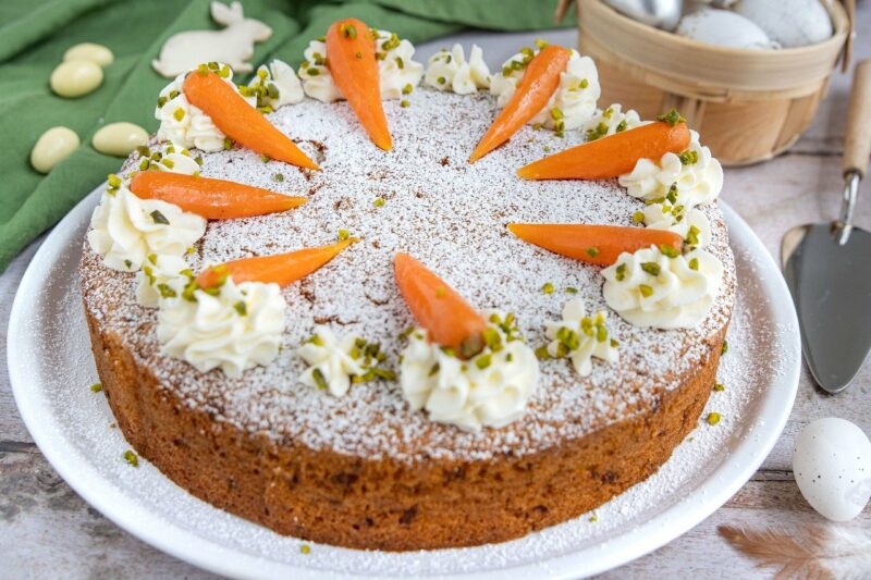 Gâteau aux carottes automnal aux noisettes hyper facile et rapide