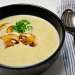 Velouté de Noël aux champignons recette de fetes rapide et facile