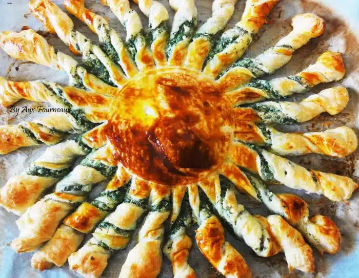 apéro de Noël qui épate recette du soleil feuilleté à tester