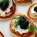 astuce facile et rapide pour préparer des blinis maison pour votre apéro de Noel