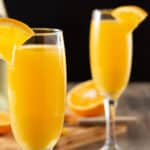 cocktail mimosa champagne orange