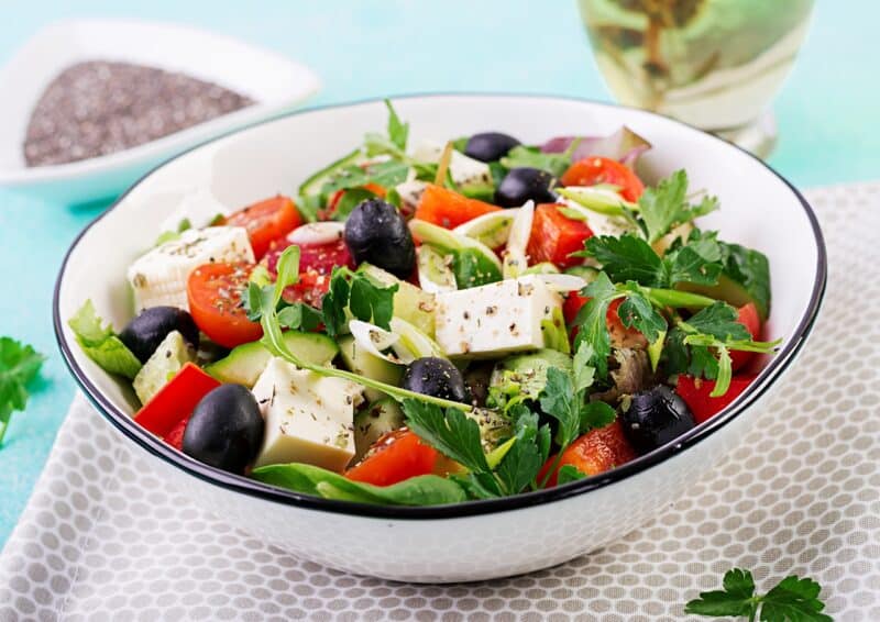 Salade grecque maison la vraie recette traditionnelle