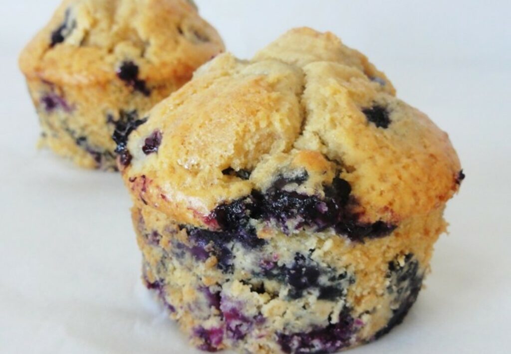 recette muffins aux myrtilles ultra moelleux