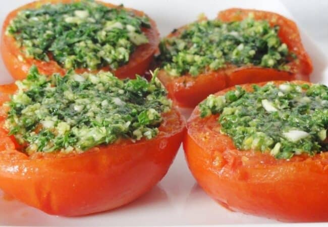 Recette tomates à la provençale au four véritable recette rapide de grand-mère